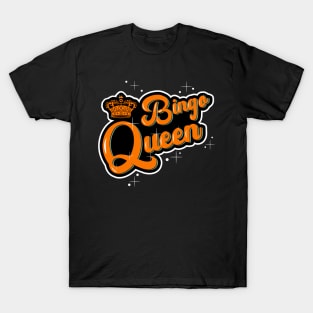 Bingo Queen Retro Bingo T-Shirt